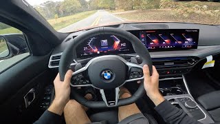 2025 BMW 330i M Sport POV Drive Impressions and ASMR [upl. by Benildas704]