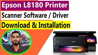 Epson L8180 Printer Scanner Software  Driver Download amp Installation ll മലയാളം [upl. by Alhahs883]