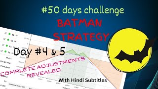 Batman Strategy with Adjustments  No Loss Strategy 50 Days Challenge Day 4 amp 5With Hindi Sub [upl. by Boyd]