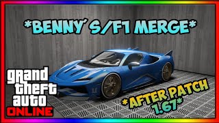 NO 2 CONSOLES GTA 5 SOLO MERGE GLITCH BENNYSF1 WHEELS MERGE GLITCH AFTER PATCH 167 [upl. by Nessaj]