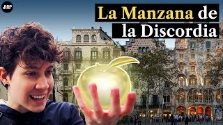 La Manzana de la Discordia en Barcelona  ¿Cuál es la casa más bonita [upl. by Bushore]