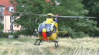 Rettungshubschrauber Christoph 31 Berlin DHXCB  Start in VeltenParkstadt [upl. by Sharity677]