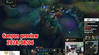 Canyon proview 20240806 kayn leesin elise Korea challenger  Canyon第一视角 [upl. by Harvison250]