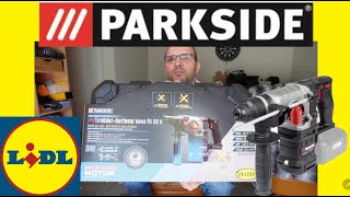 perforateur burineur sans fil 20V PKHAP 20Li B2 PARKSIDE foryou pourtoi test parkside lidl [upl. by Arika]