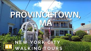 4K Walking Tours  Cape Cod  Provincetown MA Commercial St [upl. by Annabela]