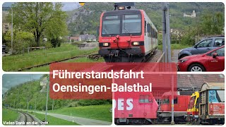 Führerstandsfahrt im Domino der S22 von Oensingen nach Balsthal [upl. by Ferdinand]