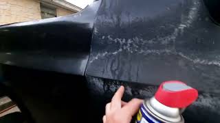 Restore oxidized paint with WD40 [upl. by Shuma998]