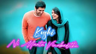 Kushi Title Song WhatsApp Status HD Quality VideoRingtonevairalyoutubevideo [upl. by Carmelina]