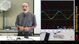 Circuiti elettrici 910  Circuito RC AC  Condensatore [upl. by Nitreb]