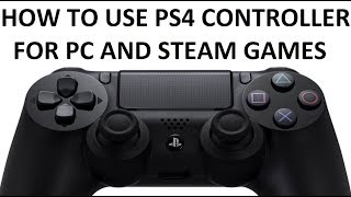 Best way for PS4 Controller to work on PC and Steam Easy fast and reliable [upl. by Treacy]