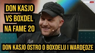 TELEFON DON KASJO ostro o BOXDELU i WARDĘDZE CAGE FAME 20 FIGHT CARD [upl. by Leirbaj171]