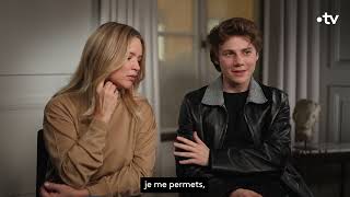 Interview Virginie Efira et Félix Lefebvre pour le film quotRien à perdrequot [upl. by Aron]