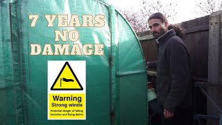 Storm proof polytunnel  How to secure a polytunnel hightunnel hoophouse [upl. by O'Doneven501]