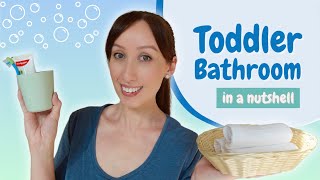 Independent Toddler Bathroom  Montessori House Tour Ep 1  Little Nutshells with Sarah Lal [upl. by Aneehsram902]