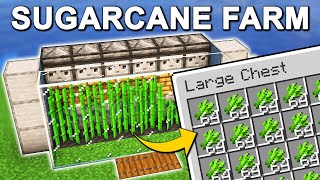 EASIEST AFK Sugarcane Farm in Minecraft 121 Tutorial [upl. by Gesner]