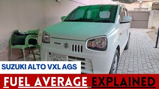 Suzuki Alto VXL AGS Fuel Average In Pakistan  Petrol Consumption Explained [upl. by Siffre]