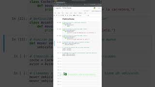 Polimorfismo en POO python programming coding programacion septipycode edutuber [upl. by Isbella40]