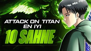 En İyi 10 Attack on Titan Sahnesi  AOT Anime Türkçe Altyazı [upl. by Drof]