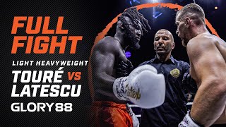 GLORY 88 Pascal Toure vs Stefan Latescu  Full Fight [upl. by Oranneg]