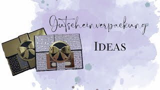 Gutscheinverpackung Ideas Tutorial [upl. by Ellennahs30]