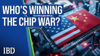 The Chip War With China Is Heating Up Who’s Winning  Growth Stories With IBD [upl. by Abihsot535]