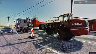 New MAN HOOKLIFTdelivery of gravelroadside is open again Garden ServiceLawn Care Fs22 Ps4 [upl. by Reichel]