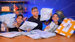 IMPORTEI MAIS PRODUTOS DA CHINA no AliExpress SUPER UNBOXING com Miguel e Gabriel [upl. by Osner548]