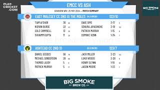 East Molesey CC 2nd XI The Moles v Ashtead CC 2nd XI [upl. by Derrek335]