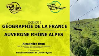 CM L1 GEO DE LA FRANCE  AUVERGNE RHÔNE ALPES [upl. by Anneuq]