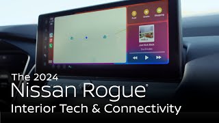 2024 Nissan Rogue®  Interior Tech amp Connectivity [upl. by Leorsiy]