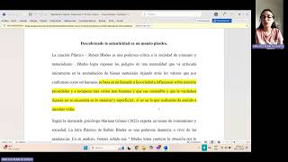 Argumentar y exponer ideas para persuadir Tesis Rubén Blades [upl. by Melmon]