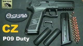 CZ P09 Duty Model Polymer Frame [upl. by Deina]