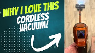 Review and Demo of Cordless Stick Vacuum Cleaner [upl. by Arahset]