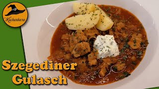 Herzhaftes Szegediner Gulasch  oder Krautfleisch [upl. by Eytak]