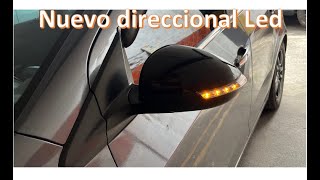 Instalación de direccionales led originales en espejo retrovisor de Chevrolet Sonic [upl. by Anod]