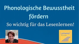 Phonologische Bewusstheit fördern  wichtige Vorläuferkompetenz für das Lesen und Schreibenlernen [upl. by Nolaf]