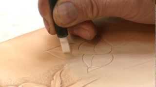 Carving a Leathercraft Leaf  Part 1 [upl. by Cromwell]