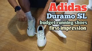 Adidas Duramo SL  Budget meal running shoes  Running shoes under Php 2000 [upl. by Ruddie]