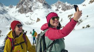 Schneeschuhwandern auf der SilvrettaBielerhöhe im Montafon  Vorarlberg [upl. by Ynner]