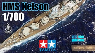 Full Build HMS Nelson  Tamiya 1700 [upl. by Attekal]