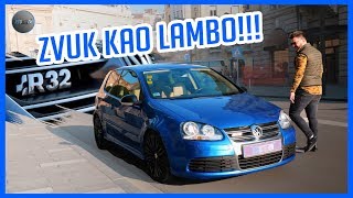 GOLF 5 R32  ZVUK KAO LAMBO [upl. by Orelle]