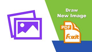 How to draw a new image in a pdf file in Foxit PDF Editor [upl. by Nadia]