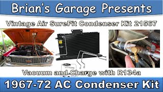 Vintage Air SureFit Condenser Kit 21567 for 196772 C10 and C20 Chevy amp GMC Trucks [upl. by Enomrej]