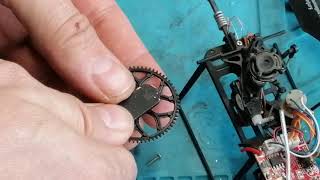 heli v911s repair for dummies main gear [upl. by Pisano]