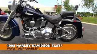 Used 1998 Harley Davidson FLSTF FatBoy Motorcycle For Sale Review Price [upl. by Adai44]