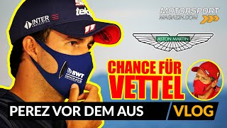 Perez raus Vettel rein  Neues vom Formel 1 Fahrermarkt 2021 [upl. by Asiulairam]