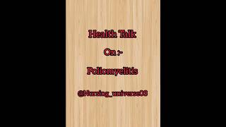 Health talk on poliomyelitis healthtalk notes topper Study Healtheducation bscnursing gnm [upl. by Suehtomit75]