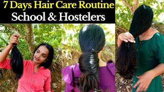 7days Hair Care routine for faster hair growth❤school amp hostelers Hair Care routine❤Monsoon haircare [upl. by Huai]