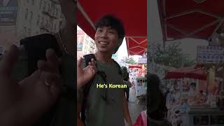 Street vendors shocked that only white guy speaks Chinese [upl. by Wolenik]