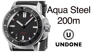 Undone Aqua Diver Steel 316 L 200m Reseña Español [upl. by Llebyram]